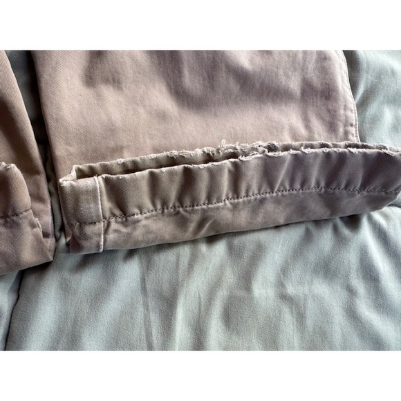 VTG J Crew Mens 36 x 30 Flannel Lined Khaki Chino Pants Tartan Plaid Y2K Grandpa - Picture 9 of 16